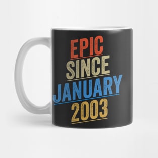 Epic Since January 2003 Funny Birthday Mug